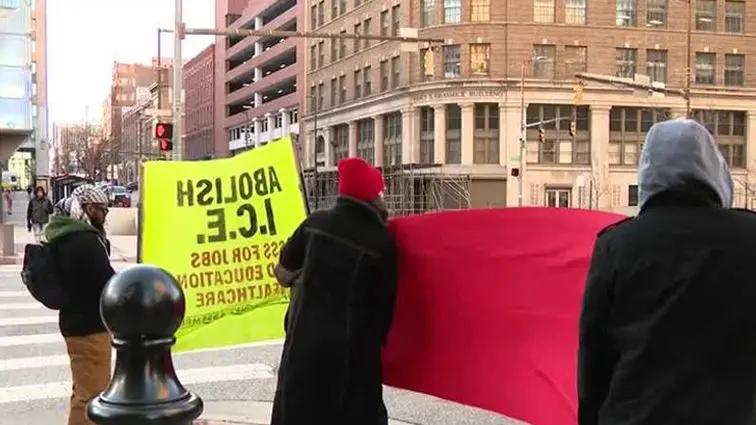 Protesters urge ICE to leave Maryland following officer-involved shooting