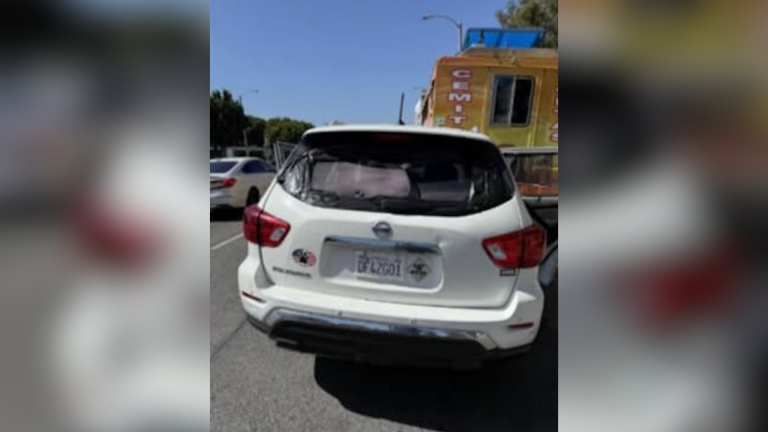 Woman crashes into parked L.A. food truck, abandons car, flees on foot